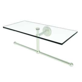 12in Tray with Bar in Satin Nickel