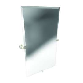 Polished Nickel Large Mirror in Polished Nickel