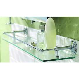London Terrace 2635-24TSCL 24in Tempered Replacement Glass Shelf