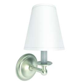 Satin Nickel Single Light Wall Sconce in Satin Nickel