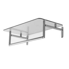 Sine 24-In Hotel Shelf With Towel Bar