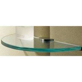 3/8in Half Moon Tempered Tray Replacement Glass