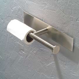 Double Toilet Tissue Holder in Satin Nickel