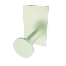 Surface 2810/SN Single Hook Robe Hook in Satin Nickel