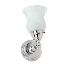 Chelsea 1182-1/PN 1 Light Bathroom Sconce in Polished Nickel