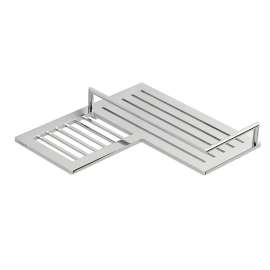 9.4in Metal Corner Shelf, Left