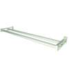 24in Tempered Replacement Glass Shelf in Satin Nickel