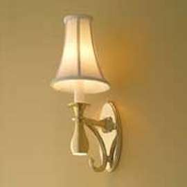 Traditional /Classic 1 Light Up Vanity Light in Polished Nickel