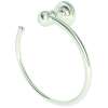 8in Open Towel Ring in Polished Nickel