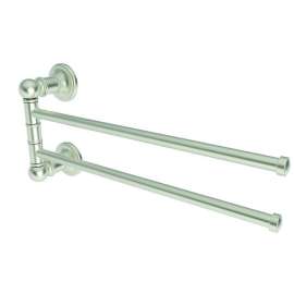 Columnar 12-In Pivoting Double Towel Bar