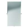 36in Rectangular Pivoting Portrait Mirror in Polished Nickel