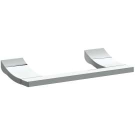 Solid Brass Double Post Toilet Paper in Polished Nickel