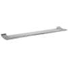 24 Inch Tempered Glass Shelf in Polished Nickel