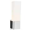 Single Light Bath Sconce in Polished Nickel