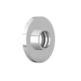 Shower Rod Support Brackets in Satin Nickel