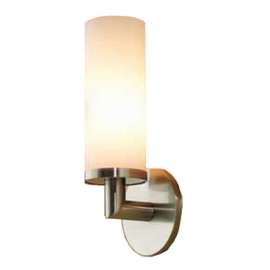 4.6in Wide Rosette Single Light in Satin Nickel