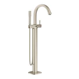 KTR-23318ENA Grandera Floor-Mounted Tub Filler with Rough-in in Brushed Nickel