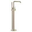 KTR-23491ENA Essence Floor-Mounted Tub Filler with Rough-in in Brushed Nickel