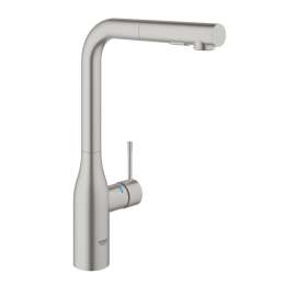 Essence Pull-Out Kitchen Faucet with Soap Dispenser, SuperSteel