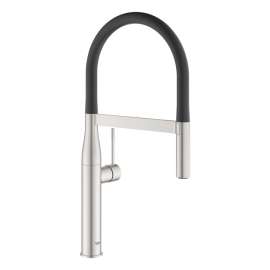 Essence Semi-Pro Kitchen Faucet with Soap Dispenser, SuperSteel