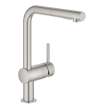 Minta Pull-Out Kitchen Faucet with Soap Dispenser, SuperSteel
