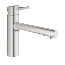 Concetto Pull-Out Kitchen Faucet with Soap Dispenser, SuperSteel