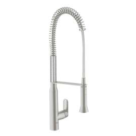 K7 Semi-Pro Kitchen Faucet with Soap Dispenser, SuperSteel