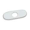 07551000 6-in Euro Escutcheon in Chrome