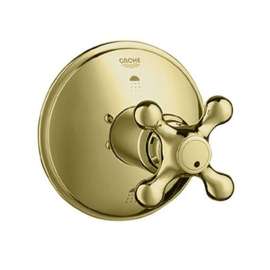 Seabury 3-Port Diverter Valve Trim Kit With Cross Handle