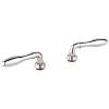 18732BE0 Seabury Lever Handles (2 Pack) in Sterling