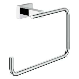 40510001 Essentials Cube Towel Ring in Starlight Chrome