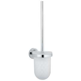 40374001 Essentials Toilet Brush Set in Starlight Chrome