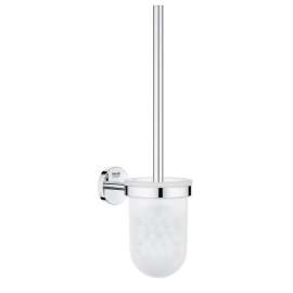 40463001 BauCosmopolitan Toilet Brush Set in Starlight Chrome