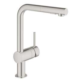 30300DC0 Minta Single-Handle Kitchen Faucet in SuperSteel Infinity
