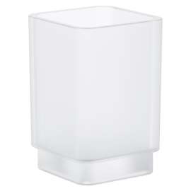 40783000 Selection Cube Glass in daVinci Satin White
