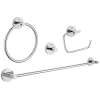 40823001 Essentials 4-in-1 Master Bathroom Accessories Set in StarLight Chrome