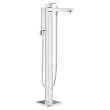 23672001 Eurocube Single-Handle Bathtub Faucet in StarLight Chrome