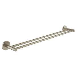 40802EN1 Essentials Double Towel Rail in Brushed Nickel Infinity Finish