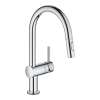 Grohe Minta Touch Single Hole Pullout Swivel Kitchen Faucet