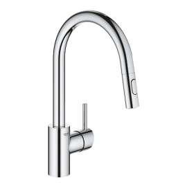 3134910E Concetto Single-Handle Dual Spray Pull Down Kitchen Faucet in Chrome