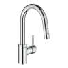 Grohe Concetto Single Hole Pullout Swivel Kitchen Faucet