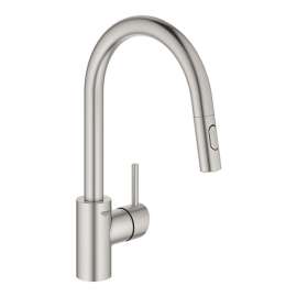 32665DC3 Concetto Single-Handle Dual Spray Pull-Down Kitchen Faucet in Supersteel