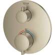 24107EN0 Grohtherm Single Function 2-Handle Thermostatic Trim in Brushed Nickel Infinity Finish