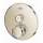 29136BE0 Grohtherm Single Function Thermostatic Trim with Control Module in Polished Nickel Finish