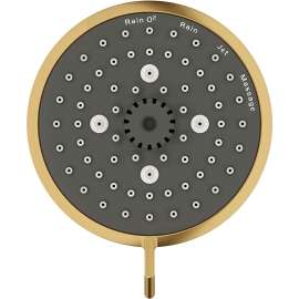 26043GN1 New Tempesta Cosmopolitan 100 4 Spray Shower Head in Brushed Cool Sunrise Finish