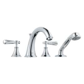 Kensington 4-Hole Single Handle Shower Head Trimset