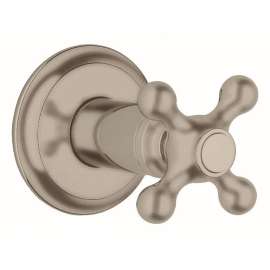 19827EN0 Seabury Volume Control Trim with Cross Handle in Brushed Nickel