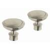 Round Handles (2 Pack) in Brushed Nickel