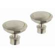 Round Handles (2 Pack) in Brushed Nickel