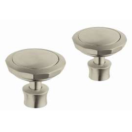Round Handles (2 Pack) in Brushed Nickel